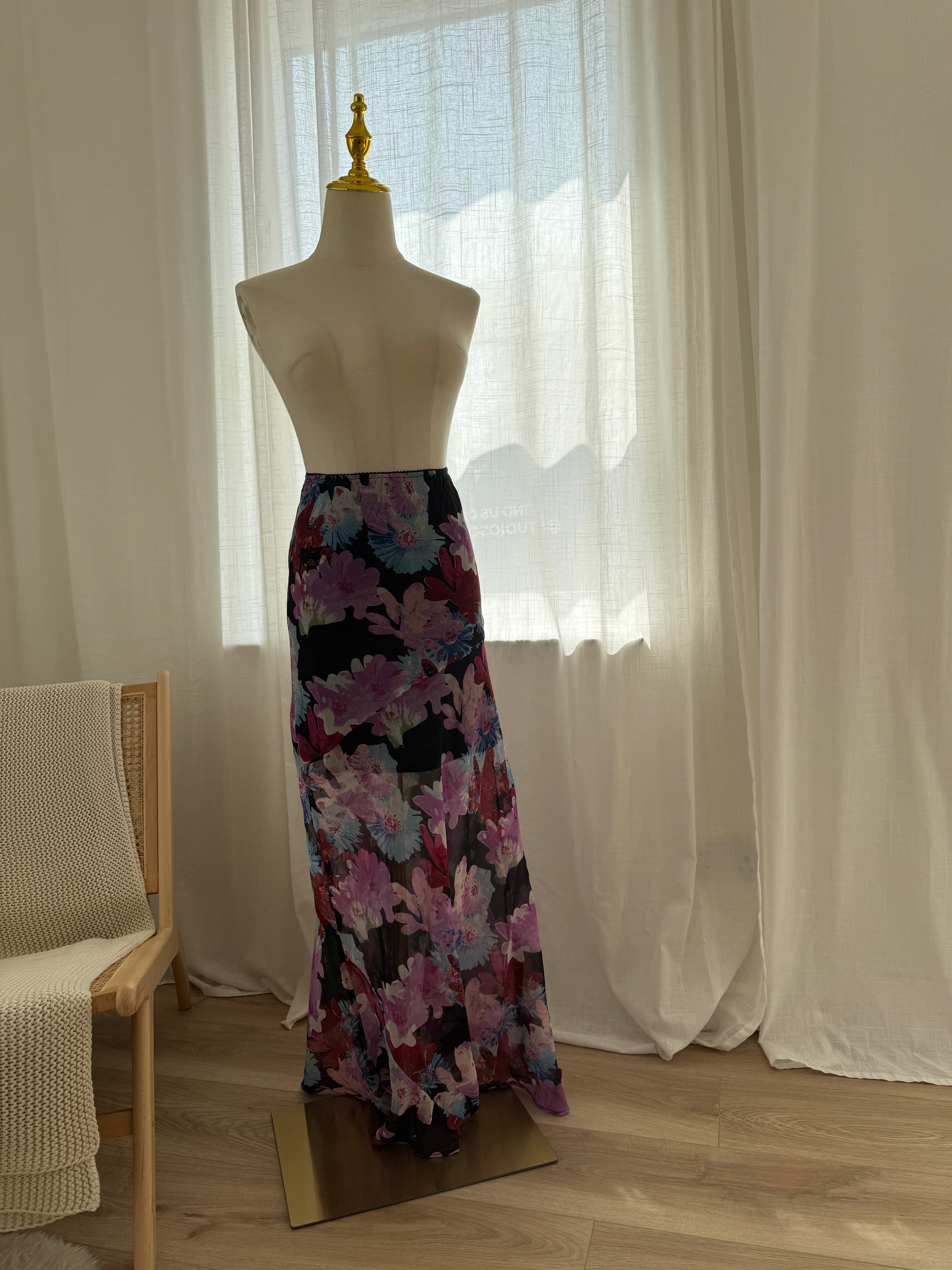 Topshop Sheer Floral Maxi Skirt – Brand New with Tags, Size 6