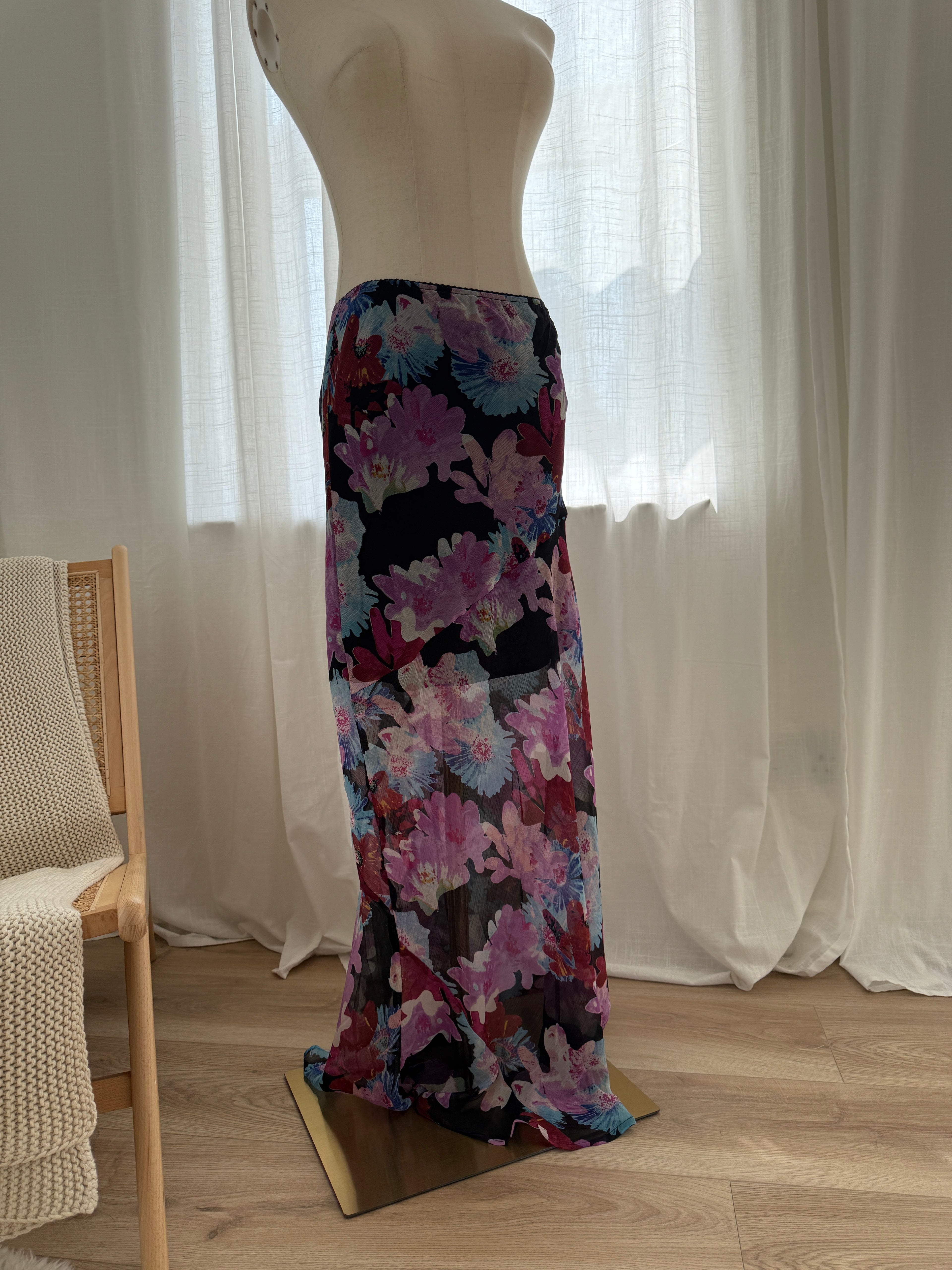 Topshop Sheer Floral Maxi Skirt – Brand New with Tags, Size 6