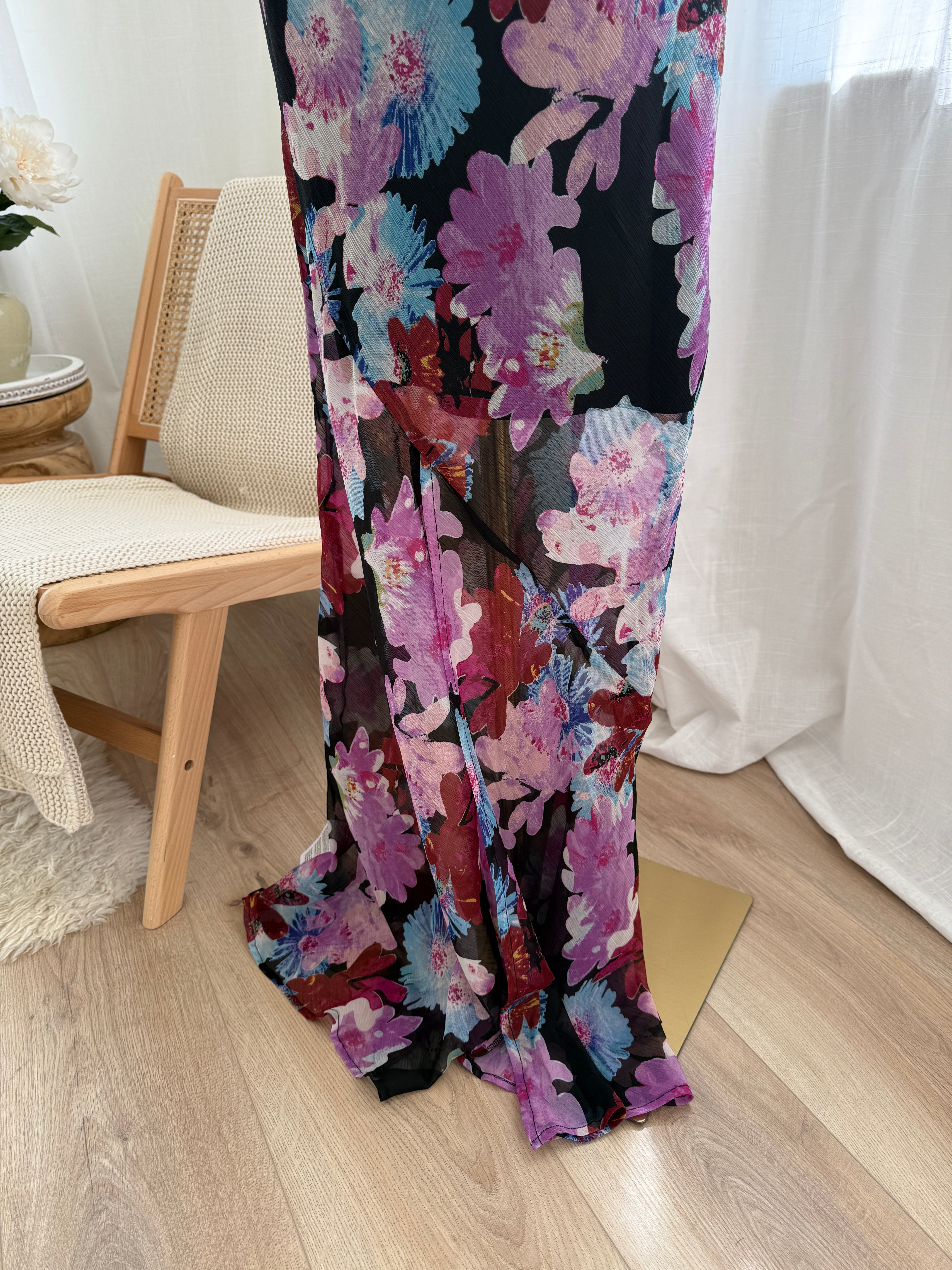 Topshop Sheer Floral Maxi Skirt – Brand New with Tags, Size 6